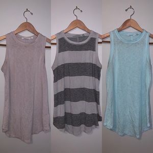 Athleta Breezy High Neck Tank Bundle